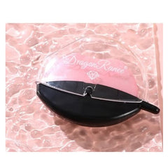 Huitich baby pink glitter lipstick in a unique black and clear case with a pink glitter shade