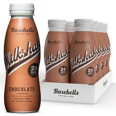 Barebells protein milkshake UAE Chocolate flavor 24g protein per bottle lactose free no added sugar