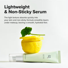 Beauty of Joseon Korean vitamin C serum for dark spots in a lightweight tube with lemon and greenery
