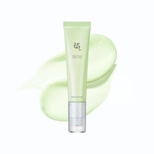 Light On Serum squeeze tube, light green with silver base and ridged cap