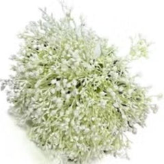 Huitich beige artificial flower decor with delicate small buds and stems for home decoration