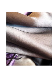 Close-up of beige sleeveless satin dress XL fabric showing smooth and shiny texture