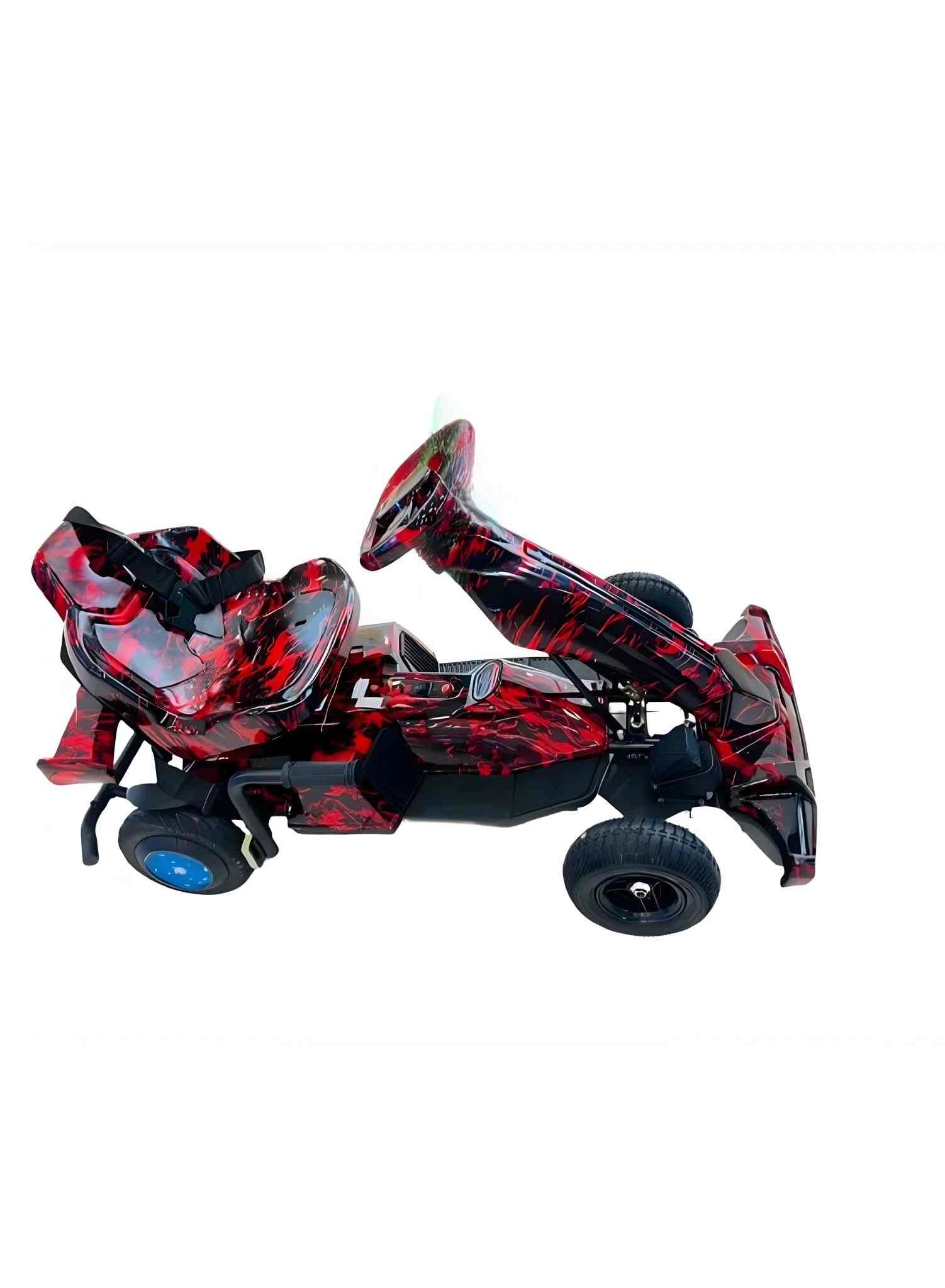 Huitich best kids go kart up to 60kg in red and black with sturdy frame and comfortable seat