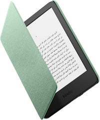Huitich AMZ Kindle eReader with mint green cover showing Arabic text best Kindle case for Dubai shoppers