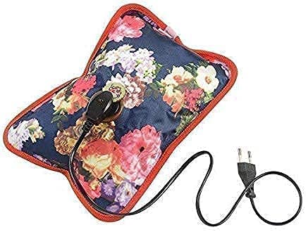 BESTEP floral plug in electric heating bag for pain relief rectangular heating pad pillow with cord and controller