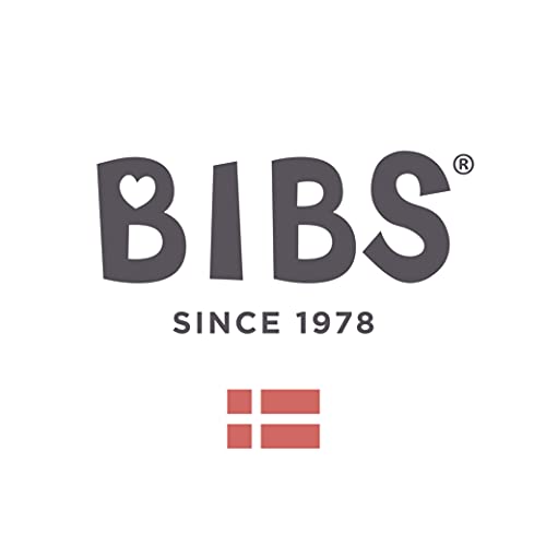 Visit the Bibs Store logo and Danish flag for glow in the dark baby pacifier product listing