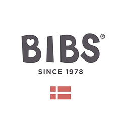 Visit the Bibs Store logo and Danish flag for glow in the dark baby pacifier product listing