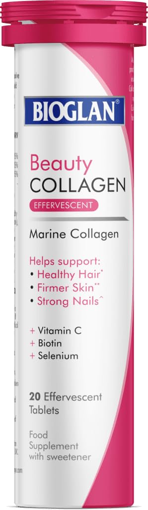 Bioglan Marine Collagen tube 20 effervescent tablets with Vitamin C Biotin bioglan collagen effervescent tablets