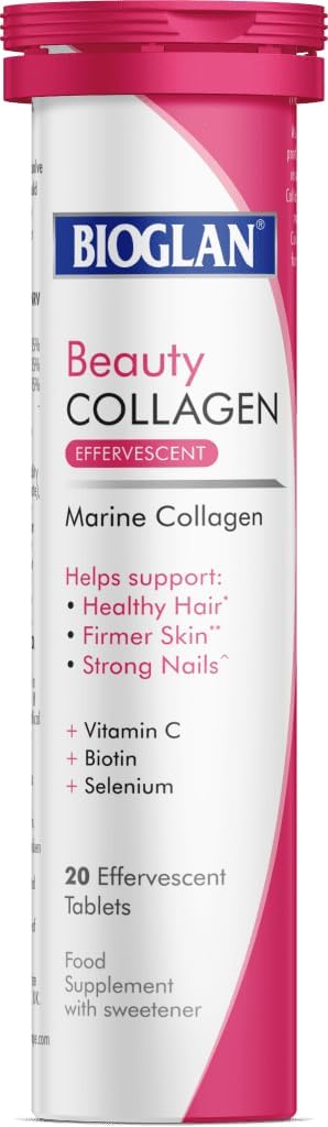 bioglan collagen effervescent tablets Beauty Marine Collagen 20 tablets supports healthy hair skin nails