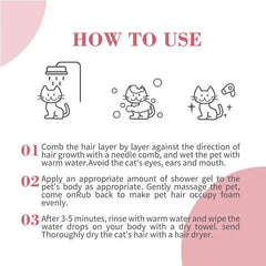 Bioline cat shampoo 250ml usage instructions for cleaning and caring for cats