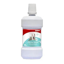 Bioline Dental Water bottle, 300 ml, with flip-top and red label