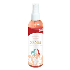 Bioline deodorant freshing spray for pets in a 200ml bottle featuring a refreshing formula