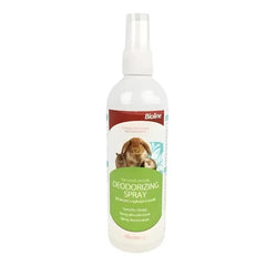 Bioline deodorizing spray for small pets in a spray bottle for effective odor control