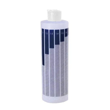 Bioline dilute bottle with measurement scale, translucent body, ribbed cap