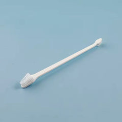 Bioline dog toothbrush set UAE featuring a durable white toothbrush for effective pet dental care