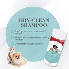 Bioline dry-clean shampoo bottle with 100g text and small-animal use icons