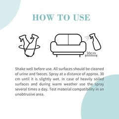 Bioline Keep Off Spray for Dogs instructions for use on furniture and surfaces