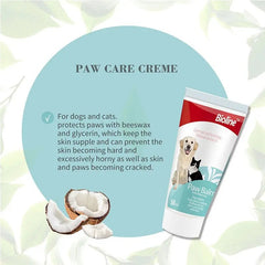 Bioline Paw Care Cream for Dogs and Cats with Beeswax and Glycerin for Soft, Healthy Paws