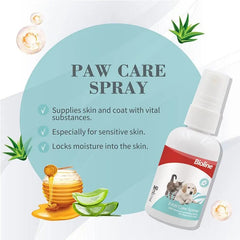 Bioline Paw Care Spray 50ml for dogs providing hydration and essential skin care