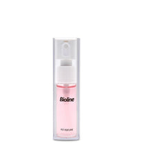 Bioline pet perfume 10ml in a sleek spray bottle for freshening up pets