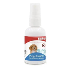 Bioline Puppy Training spray bottle with flip-top cap, 50 ml