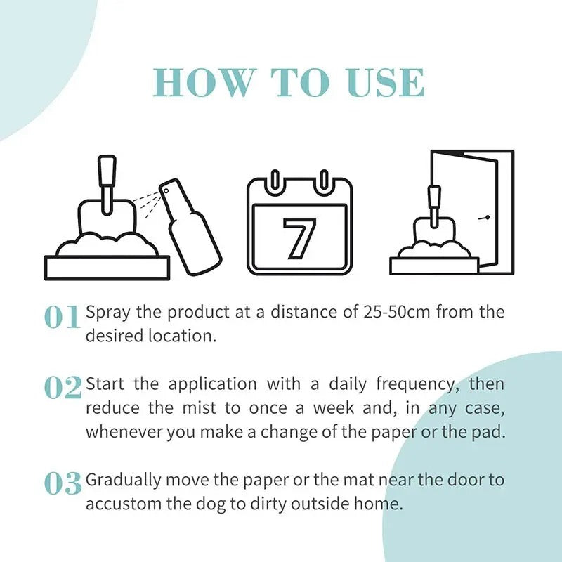 Bioline puppy training spray UAE instructions for effective pet training and behavior modification