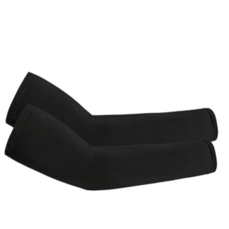 Black arm sleeves designed for riding a high powered electric bike for adults by Huitich