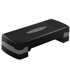 Huitich black step platform for home workouts with non-slip surface and sturdy design