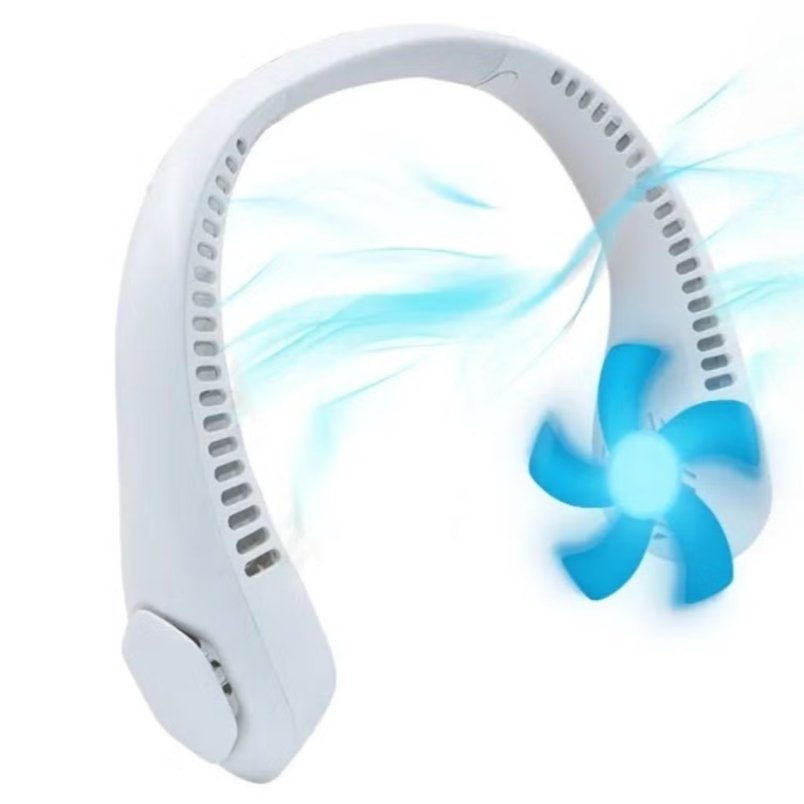 Bladeless Neck Fan Portable Rechargeable Hanging Wearable Cooling Fan - Mumzar.com