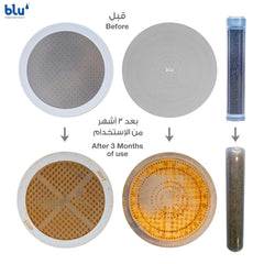 Blu Ionic Shower Head with Filter for Pure Skin - Mumzar