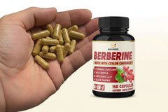 Berberine Supplement Equivalent to 4700mg - 5 Months Supply - High Potency with Ceylon Cinnamon - Supports Immune System, Cardiovascular & Gastrointestinal Function - Berberine HCl Supplement Pills - Mumzar
