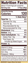 Bobs Red Mill organic chia seeds UAE nutrition facts label 2 Tbsp serving 130 calories 10g fiber 6g protein