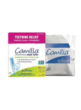 Camilia teething relief homeopathic medicine box, 30 single doses pouch
