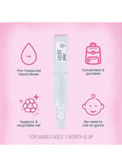 Boiron Camilia teething relief drops in pre-measured doses for babies ages 1 month and up