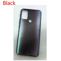 Mumzar black Moto G30 battery cover replacement back panel with camera and fingerprint cutouts