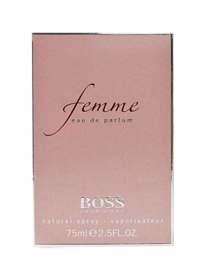 HUGO BOSS Femme EDP 75ml perfume for women in elegant pink packaging