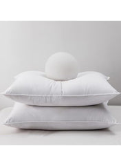 Huitich 5 star quality cotton pillows stacked with white soft filling for comfortable sleep