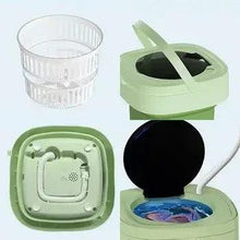 Huitich mini automatic portable washer parts: drum basket, lid, inner housing, hose
