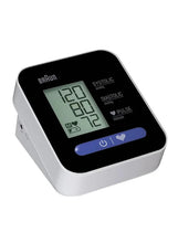 Braun ExactFit 1 upper arm blood pressure monitor with large LCD display