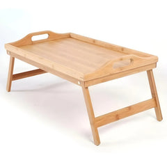 Huitich wooden breakfast in bed tray with legs folding laptop desk with handles