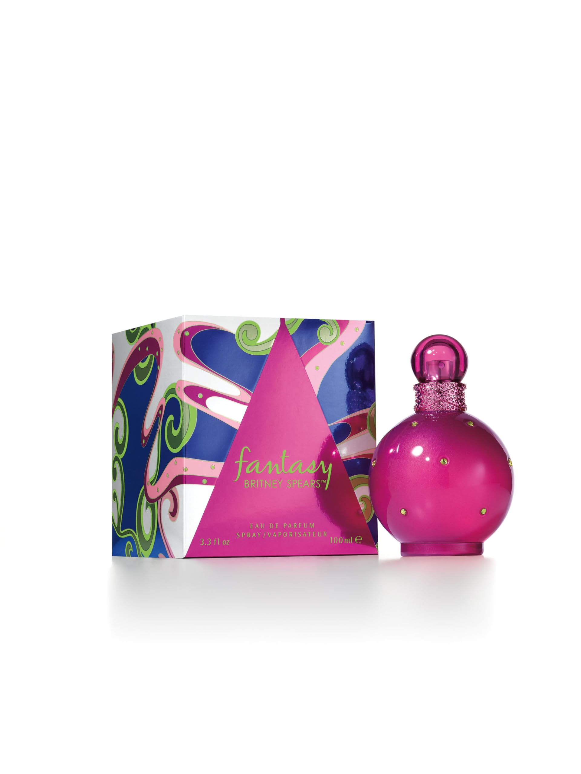 Fantasy Britney Spears perfume in pink bottle with colorful packaging best floral fruity perfume for women