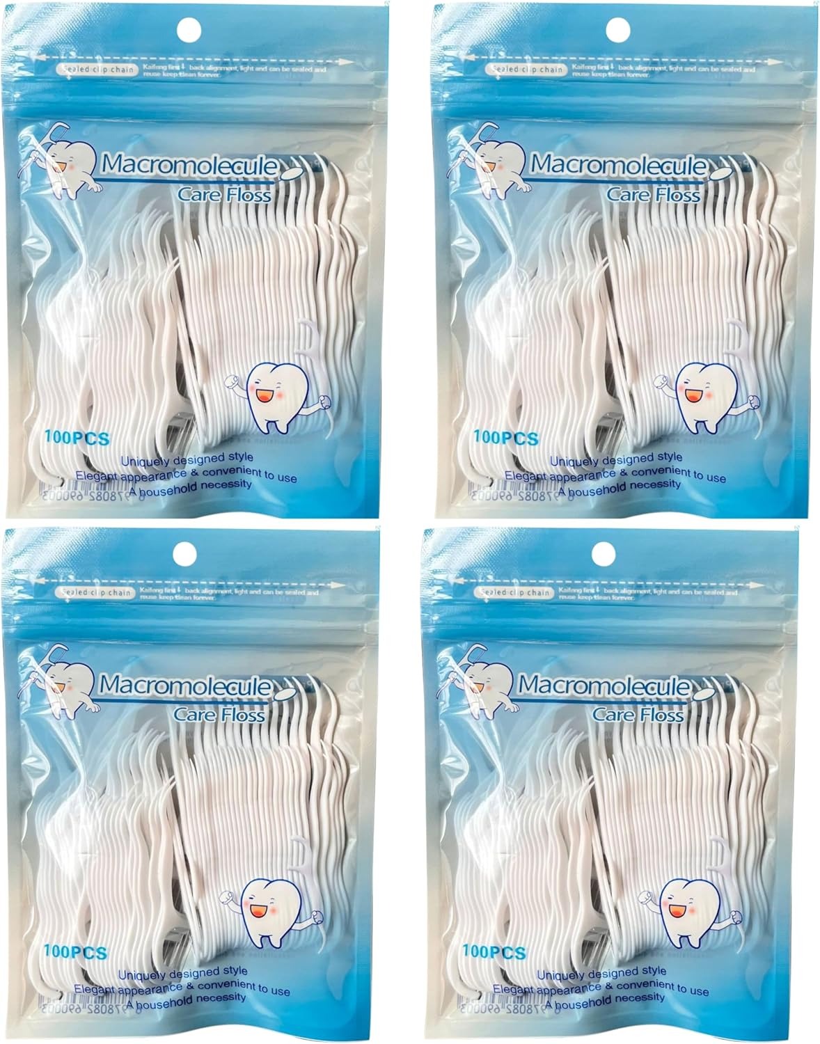 400 Dental Floss Toothpicks Teeth Cleaning Picks اعواد اسنان