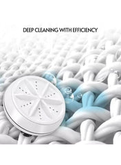 USB-Powered Turbine Washing Machine 5V Smart Portable Laundry Solution