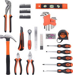 BLACK+DECKER 154 Pieces Hand Tool Kit for Home & Office Use BMT154C
