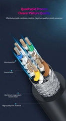 Mumzar DisplayPort to VGA adapter cable featuring quadruple shielding for clear picture quality