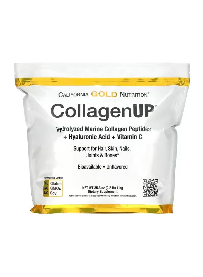 California Gold Nutrition Hydrolyzed Marine Collagen Peptides Powder UAE for hair, skin, nails, joints, and bones