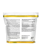 CollagenUP supplement facts label pouch, back view with ingredient panel