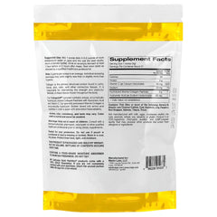 California Gold Nutrition resealable white and gold pouch showing supplement facts label for marine collagen peptides supplement