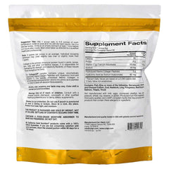 California Gold Nutrition marine collagen peptides supplement bag with nutrition facts listed on the back