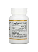 Vitamin D3 supplement bottle back label with Supplement Facts for 125 mcg (5,000 IU)